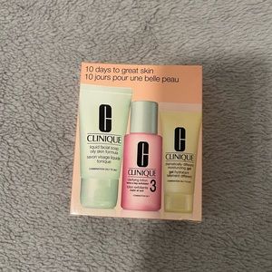 Clinique 3 Step Care System: “10 days to skin that’s clear”